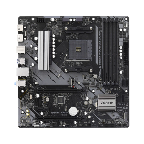 Дънна платка ASRock B550M Phantom Gaming 4, AM4, (35935948)