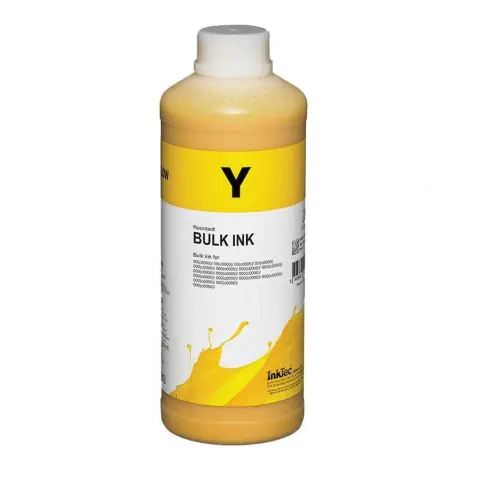 Бутилка с мастило INKTEC за Canon PGI-1200/1300/1400/1500/2500, MB2020/5020/5070/iB4020, 1L, Жълт, (35933558)