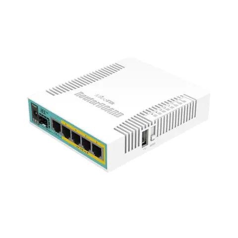 Рутер MikroTik RB960PGS, 5 x 10/100/1000, hEX PoE, (35933961)