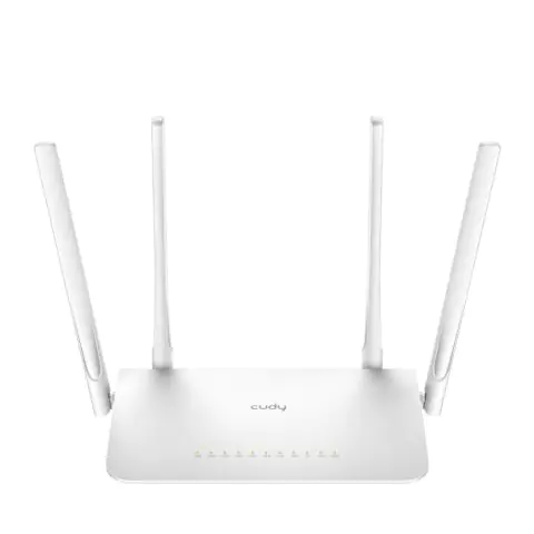 Безжичен рутер CUDY WR1300, Двубандов AC1200, 300+867 Mbps, 5x10/100/1000, Бял, (35935472)