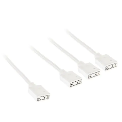 Кабел Kolink ARGB 1-3 Сплитер - 30 cm Бял, (35940199)