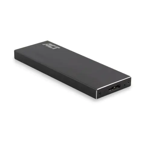 Чекмедже за твърд диск ACT AC1600, M.2 SSD, USB 3.2 Gen1, Черен, (35935171)