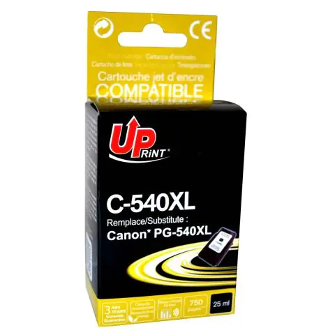 Мастилница Uprint PG-540XL CANON , Черен, (35933014)