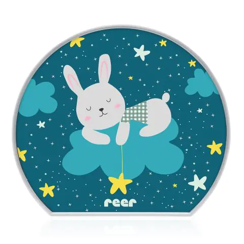 Детска нощна лампа Reer MyBabyLight, Зайо, (15260)