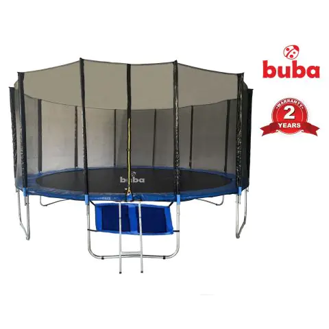 Детски батут Buba 16FT (488 см) с мрежа и стълба, (15215)