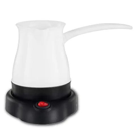 Джезве електрическо Rosberg R51165BS, 600W, 300 ml, Безжична употреба, Бял, (13079)