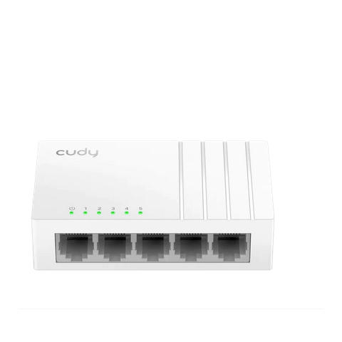 Суич Cudy GS105U, 5 портов, 10/100/1000, Auto-MDI/MDIX, USB-C Port, (35939486)
