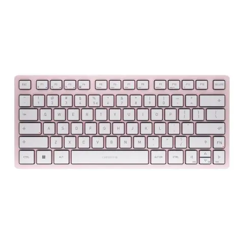 Безжична клавиатура CHERRY KW 7100 MINI BT, Bluetooth, Розова, (35936827)