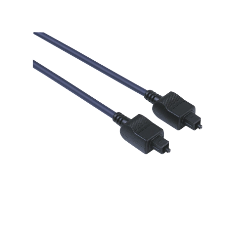 Оптичен кабел HAMA 205131, ODT Toslink plug - ODT Toslink plug, 1.5 m, Черен, (35934311)