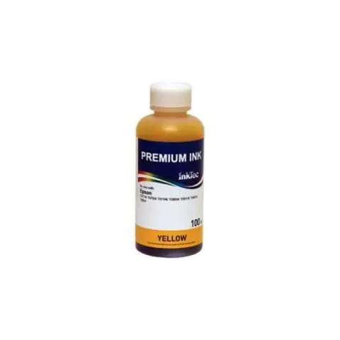 Бутилка с мастило INKTEC за HP CC640/CC641/No-300/901, 100 ml, Жълт, (35932828)