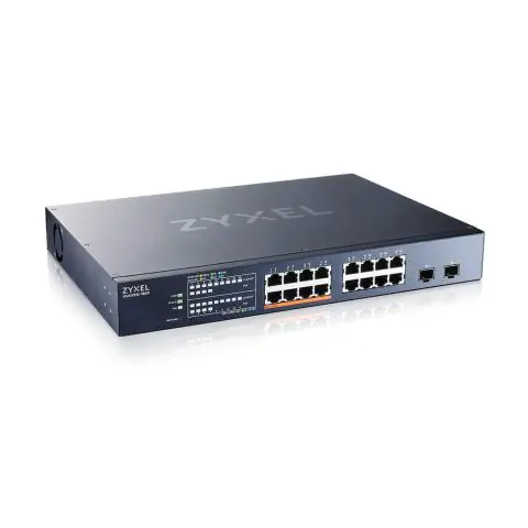 Суич ZyXEL XMG1915-18EP, 16-портов, 2x SFP, Gigabit, Управляем, , PoE, (35939532)