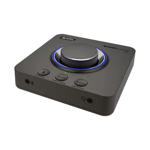 Външна звукова карта Creative Sound Blaster X4, USB-C, DAC, Super X-FI, TOSLINK, (35936251)