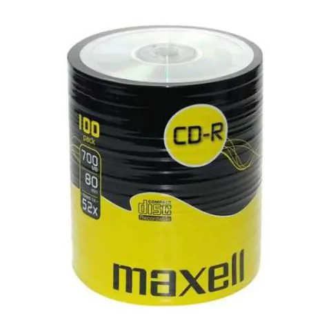 CD-R80 MAXELL, 700MB, 52x, 100 бр, (35932762)
