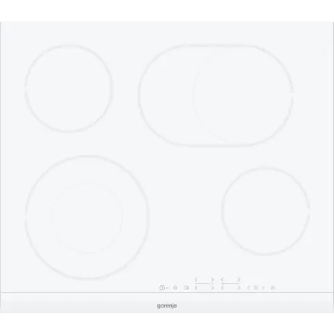 Готварски плот за вграждане Gorenje ECT643WCSC, 7000W, бял, (13516)