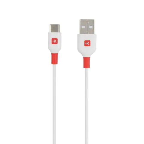 Кабел Skross, USB-C - USB-A 2.0 мъжко, 1.2м, Бял, (35937598)
