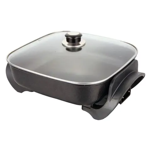 Електрическа тава с капак ELITE FP-1500BL, (15776)