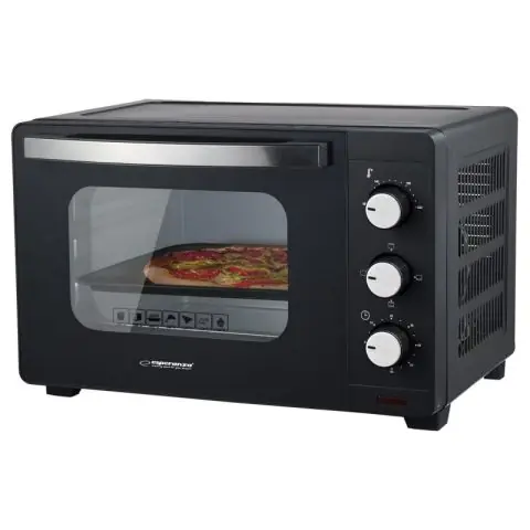 Електрическа фурна Esperanza EKO008N, 1280W, 20 л, 100-230C, Таймер 60 мин, Черен, (35946055)