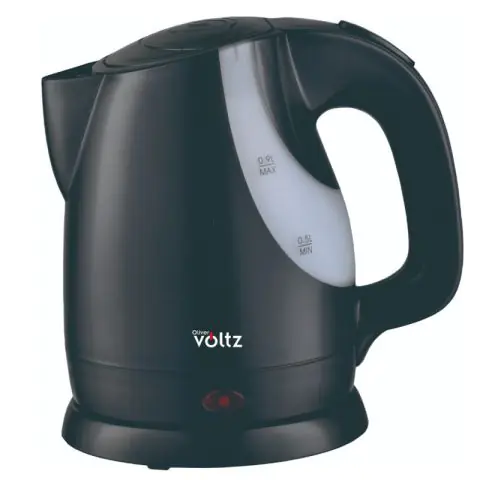 Електрическа кана Oliver Voltz OV51230F, 1300W, 900 ml, Мерителна скала, Черен, (21341)