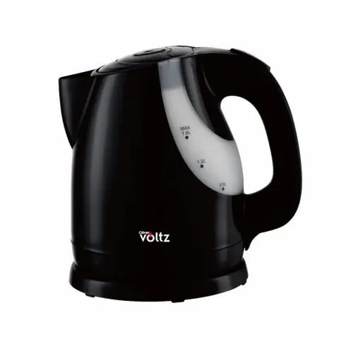Електрическа кана Oliver Voltz OV51230V, 2200W, 1.6 L, Вграден нагревател, Черен, (21323)