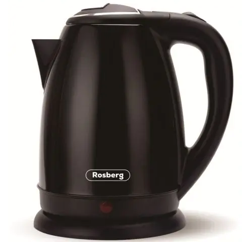 Електрическа кана Rosberg R51230IB, 1800W, 1.8 L, Защита, Черен, (55R51230IB)