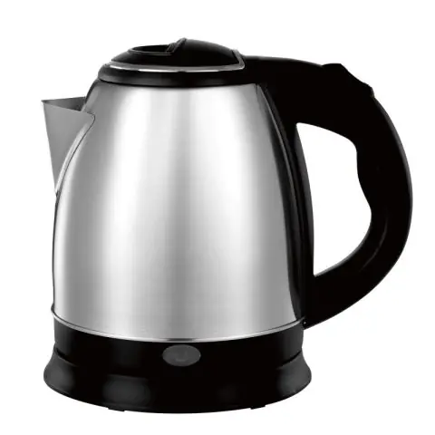 Електрическа кана Rosberg R51230J, 1500W, 1L, Защита, Инокс/черен, (13098)