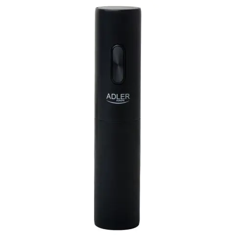 Електрически тирбушон Adler AD 4509, 20-24 мм, Нож за фолио, Черен, (35922818)