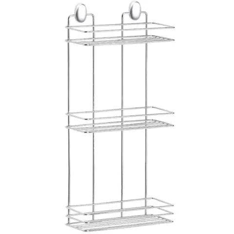 Етажерка за баня Metalife DKB-720, 3 нива, 11x24х50 см., Хром, (9MTLDKB720)