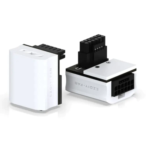 EZDIY-FAB адаптер за видеокарта 12VHPWR 600W - STD 90° White, (35938912)