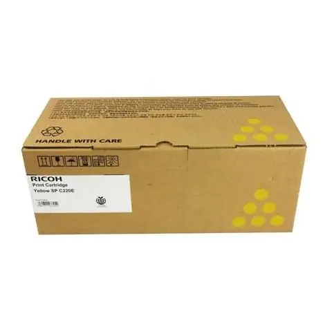 Тонер касета Ricoh SPC220E, 2300 копия C240DN, Yellow, (35932656)