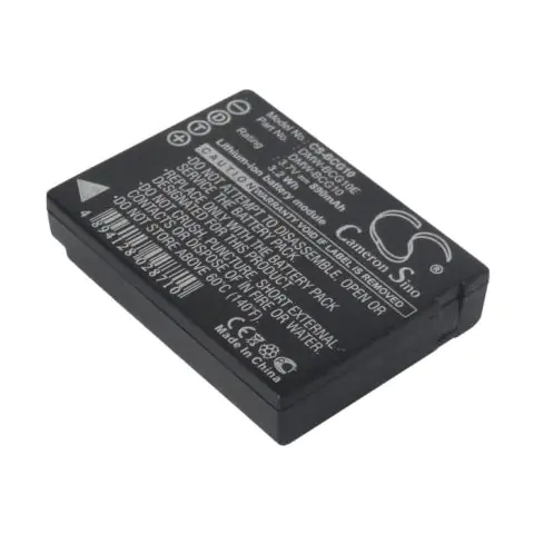 Батерия за фотоапарат Panasonic 3.7V 890mAh DMW-BCG10 Cameron Sino, (35933545)