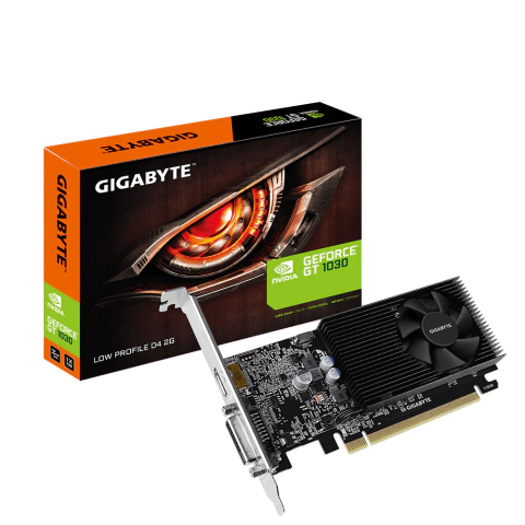 Видео карта GIGABYTE GeForce GT 1030 D4 2GB DDR4 Low Profile, (35933279)