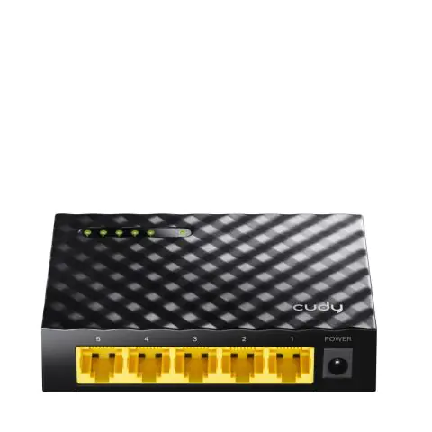 Суич Cudy GS105D, 5 портов, 10/100/1000, Auto-MDI/MDIX, (35935297)