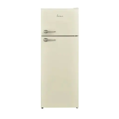 Хладилник FRAM FDD-VRL212BGE++, Ретро дизайн, 212 L, Less Frost, Крем, (35922894)