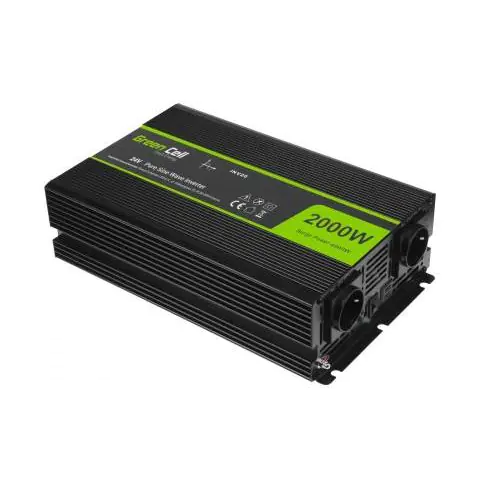 Инвертор GREEN CELL 24V/2000W чиста синусоида, (35936989)