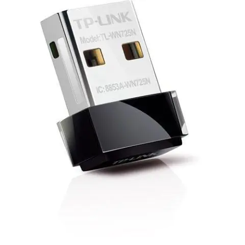 Нано адаптер TP LINK TL-WN725N, USB, Realtek, 2.4Ghz, 802.11n/g/b, (35932895)