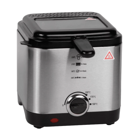 Фритюрник ELITE DF-1198, 1.5L, 900W, Инокс, (16036)