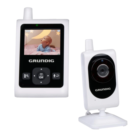 Grundig 33422 видео бебефон 2.4 инчов дисплей, (35945195)