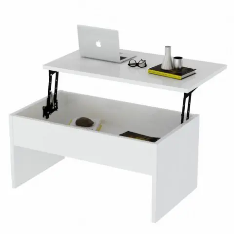 Холна маса Furny Home 756FRN2815, 90x52 см, Разгъваща се, Бял, (12371)