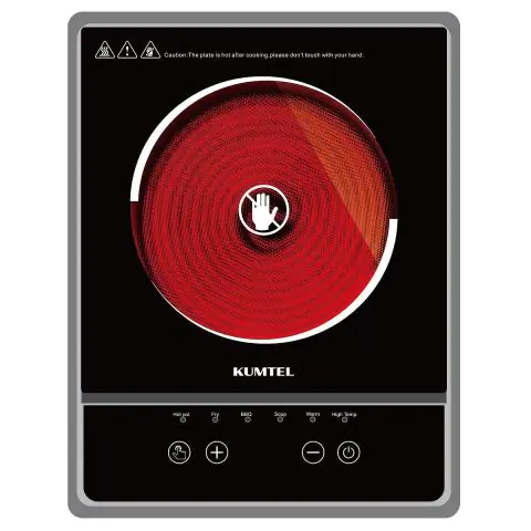 Инфрачервен котлон Kumtel HCA-1001, сензорно управление, 2000W, черен, (20494)
