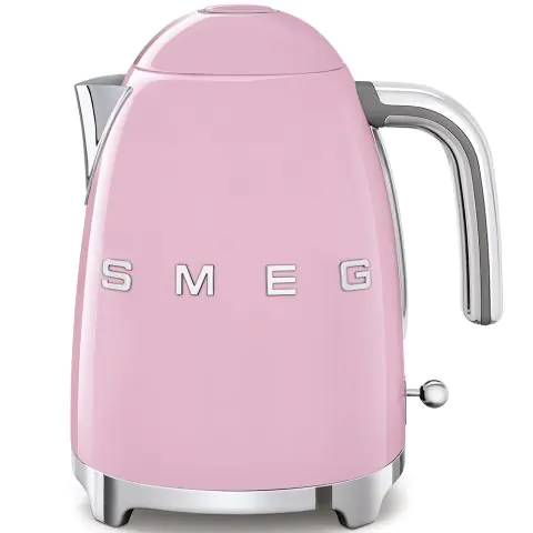 Термокана SMEG KLF03PKEU, 50s Style, 1.7L, 2400W, Розов, (19859)