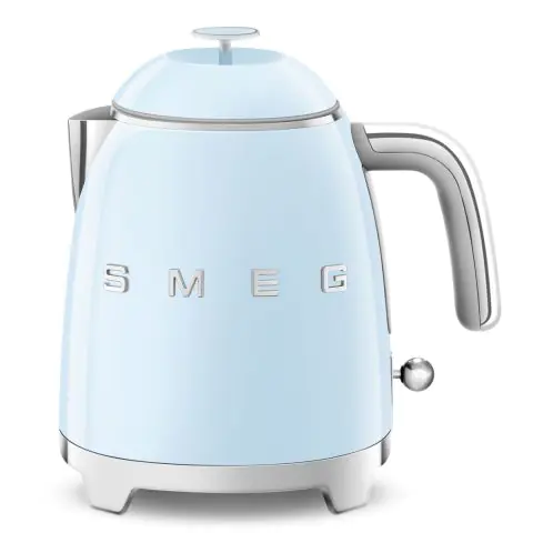 Мини термокана SMEG KLF05PBEU, 50s Style, 1400W, 0.8L, пастелно син, (19926)