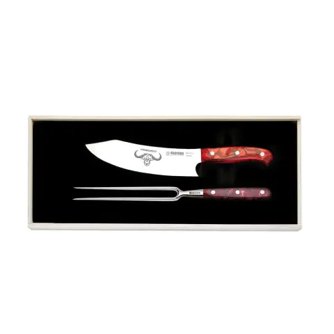 Комплект ножове Giesser серия PremiumCut Carving set, Acrylic, red diamond, (35945254)