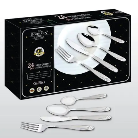 Комплект прибори за хранене Bohmann BH BP A24-SM, Кутия, 24 бр, Инокс, (17663)