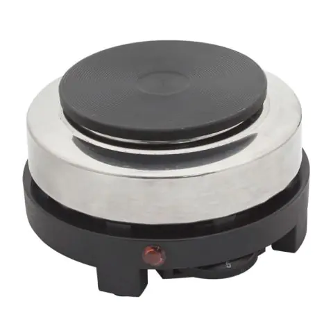 Котлон туристически Rosberg R51445C, 500W, 10 см, 900 грама, Сребрист/черен, (11160)
