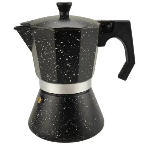 Кубинска кафеварка Bohmann BH 9709, 9 чаши, Индукция, Черен мрамор, (15768)