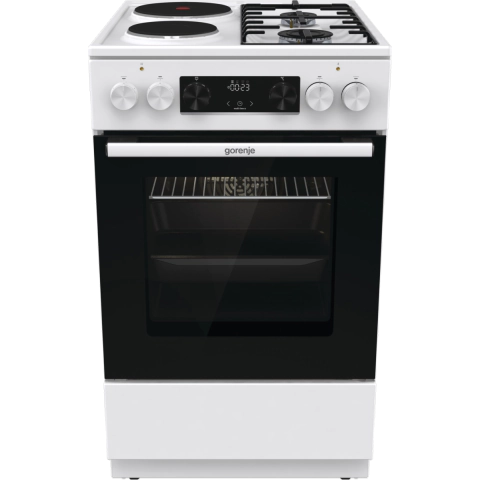 Комбинирана готварска печка Gorenje GK5C64WF, 70L, AirFry, Бял (35922890)