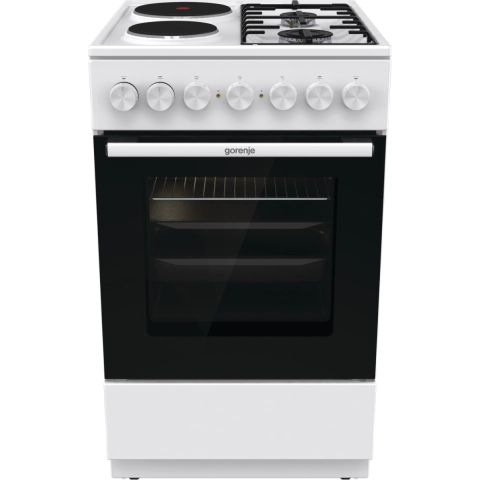 Комбинирана готварска печка Gorenje GK5B42WF, 70L, Aqua Clean, Бял, (35930987)