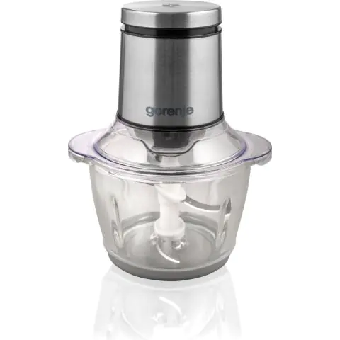 Чопър Gorenje S450XE, 450W, вместимост 1.2 l, нож от неръждаема стомана, сив, (19202)