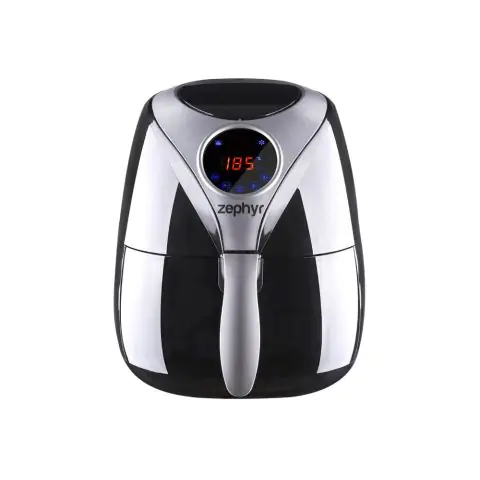 Фритюрник с горещ въздух ZEPHYR ZP 1980 AH, 1600W, 3.2 литра, Дигитален, Таймер, Черен, (18279)