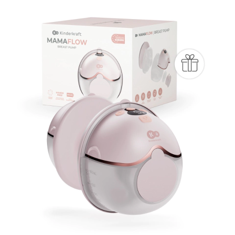 Kinderkraft MAMAFLOW единична електрическа помпа за кърма PINK, (35948355)